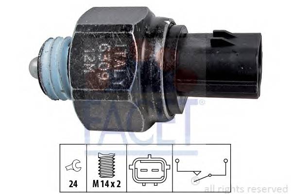 FACET 7.6309 Вимикач, фара заднього