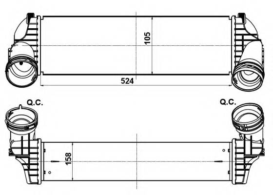 NRF 30359 Интеркулер