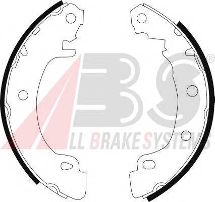 A.B.S. 8988 Комплект гальмівних колодок