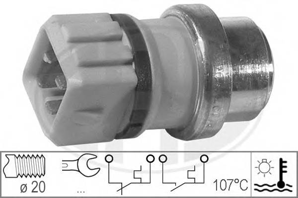 ERA 330288 Датчик, температура охлаждающей