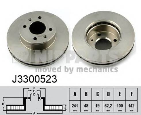 NIPPARTS J3300523 Тормозной диск