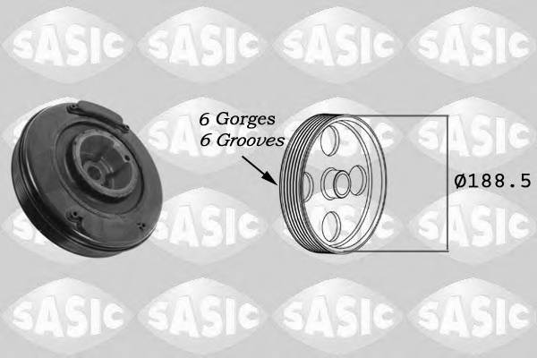 SASIC 9001807 Ременный шкив, коленчатый