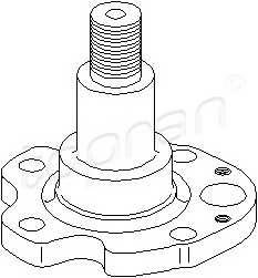 TOPRAN 109 871 Ступица колеса