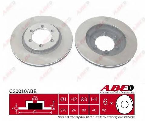 ABE C30010ABE Гальмівний диск
