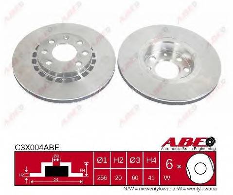 ABE C3X004ABE Тормозной диск