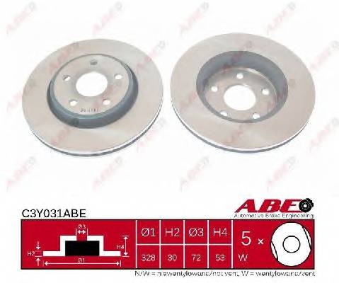 ABE C3Y031ABE Тормозной диск