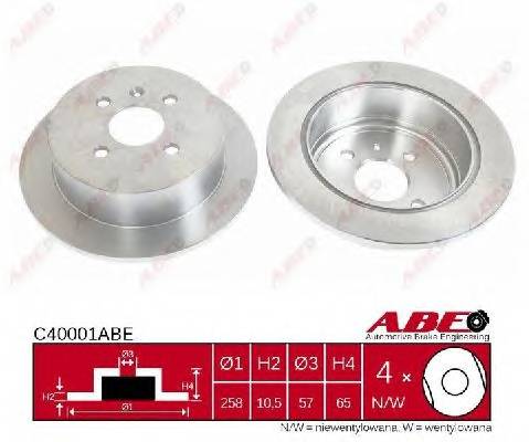 ABE C40001ABE Гальмівний диск