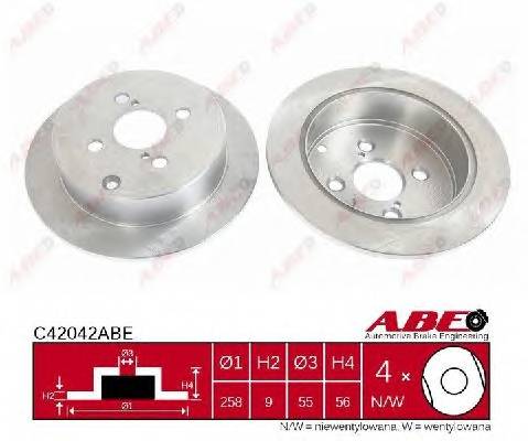 ABE C42042ABE Гальмівний диск