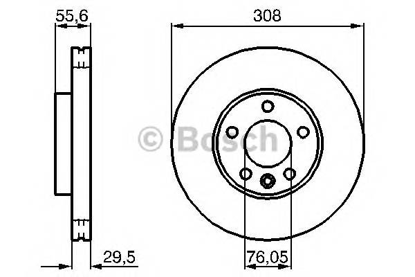 BOSCH 0 986 479 211 Тормозной диск