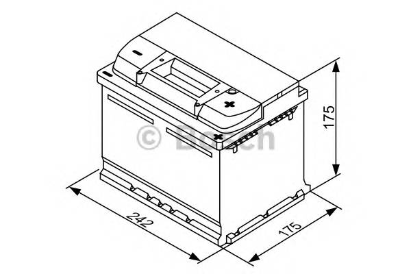 BOSCH 0 092 S30 041 Стартерная аккумуляторная батарея;