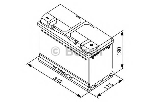 BOSCH 0 092 S50 110 Стартерна акумуляторна батарея;