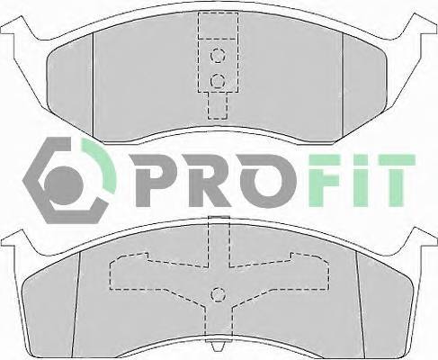 PROFIT 5000-1098 Колодки гальмівні дискові