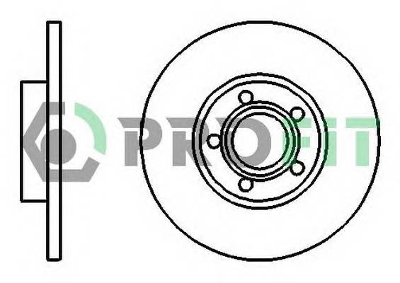 PROFIT 5010-0324 Диск гальмівний