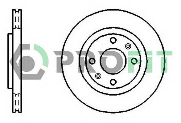 PROFIT 5010-1140 Диск гальмівний