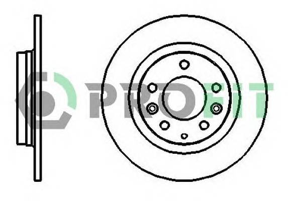 PROFIT 5010-1500 Диск гальмівний