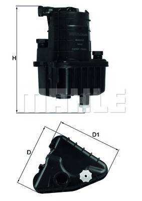 KNECHT KL 832D Топливный фильтр