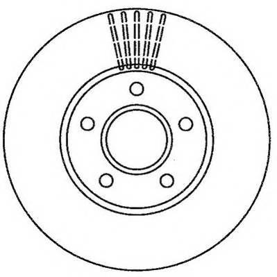 JURID 562251JC Тормозной диск