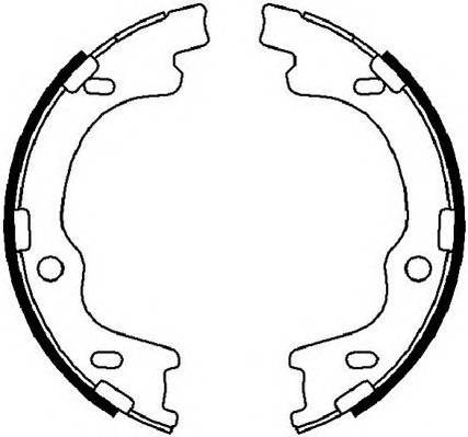 FERODO FSB4022 Комплект гальмівних колодок,