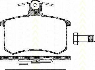 TRISCAN 8110 10116 Комплект гальмівних колодок,