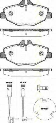 TRISCAN 8110 23038 Комплект тормозных колодок,