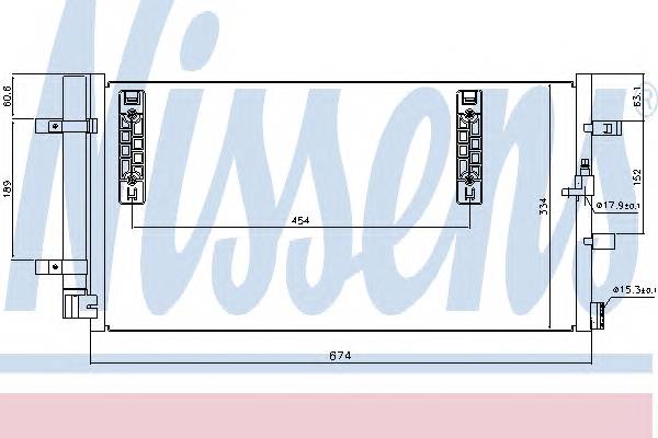 NISSENS 940042 Конденсатор, кондиционер