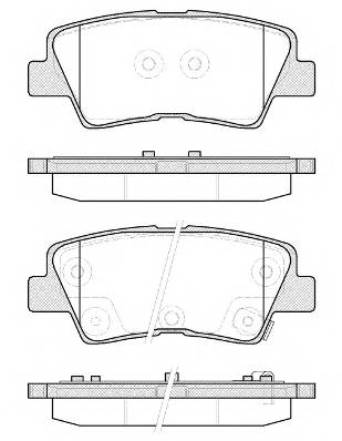 ROADHOUSE 21362.52 Комплект тормозных колодок,