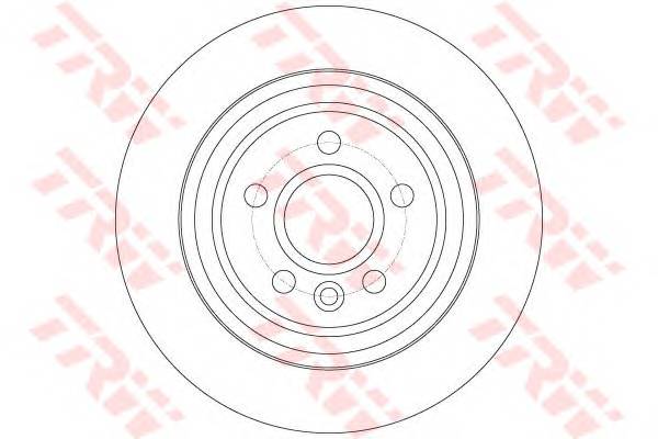 TRW DF6187 Тормозной диск