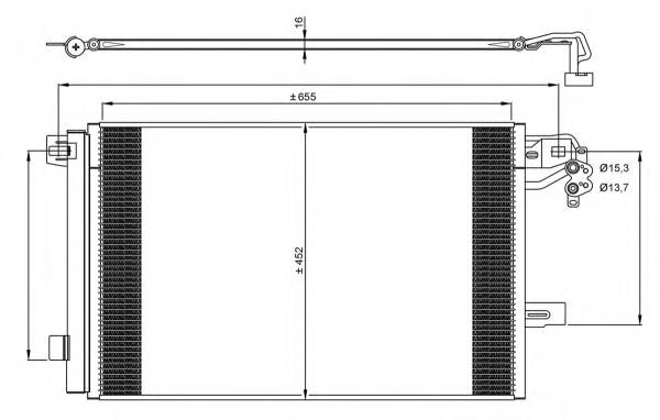 NRF 350064 Конденсатор, кондиционер