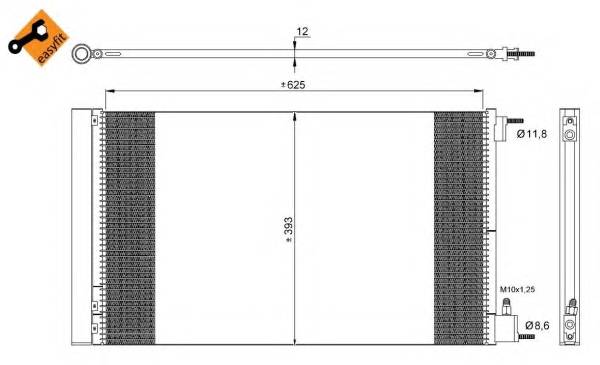 NRF 35912 Конденсатор, кондиционер