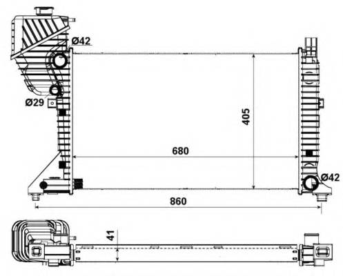 NRF 55348A CHODNICA DB SPRINTER