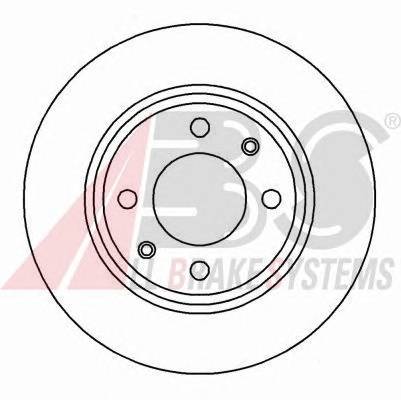 A.B.S. 15841 Тормозной диск