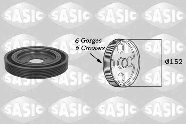 SASIC 5150Q60 Ременный шкив, коленчатый