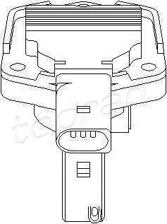TOPRAN 109 242 Датчик, рівень моторної