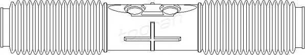 TOPRAN 201 785 Пыльник, рулевое управление