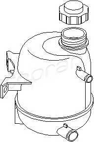 TOPRAN 700 337 Компенсационный бак, охлаждающая