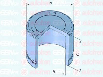 AUTOFREN SEINSA D025322 Поршень, корпус скоби