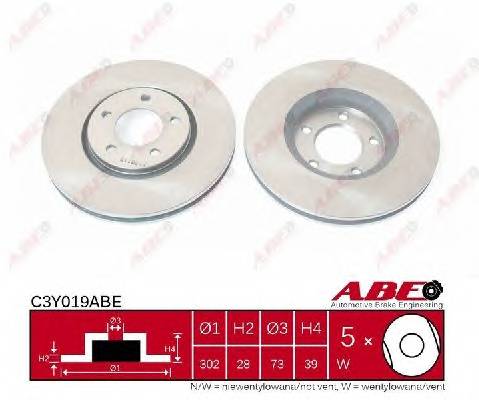 ABE C3Y019ABE Тормозной диск