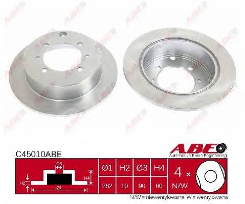 ABE C45010ABE Гальмівний диск