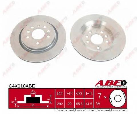 ABE C4X018ABE Гальмівний диск