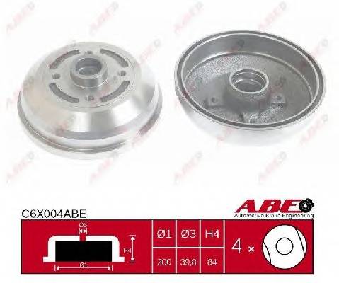 ABE C6X004ABE Тормозной барабан