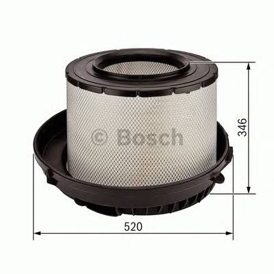 BOSCH F 026 400 088 Повітряний фільтр