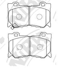 NiBK PN0389 Колодки гальмівні дискові