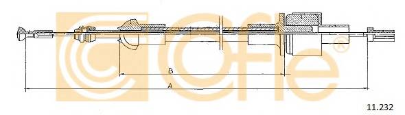COFLE 11.232 Трос зчеплення