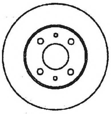 JURID 561329JC Тормозной диск