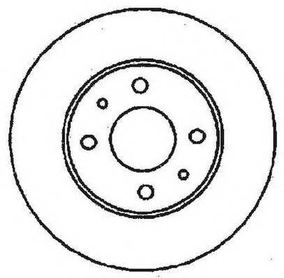 JURID 561380JC Тормозной диск