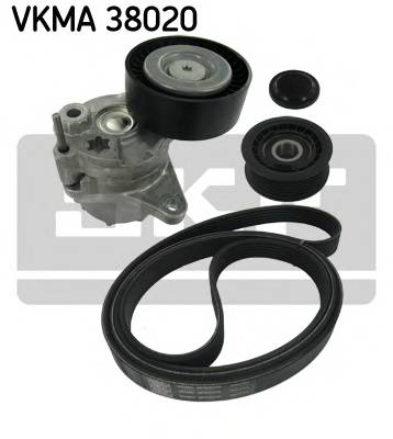 SKF VKMA 38020 Поликлиновой ременный комплект