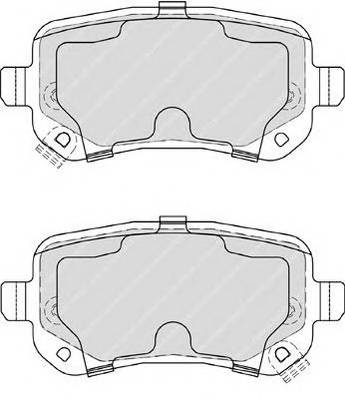 FERODO FDB4196 Комплект гальмівних колодок,