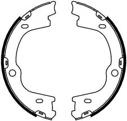 FERODO FSB4087 Комплект гальмівних колодок,