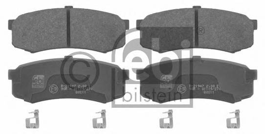 FEBI BILSTEIN 16732 Комплект тормозных колодок,