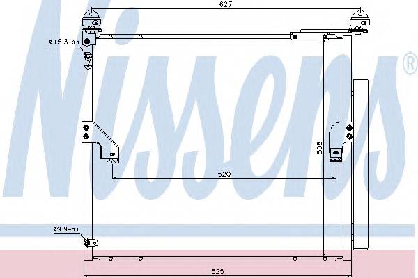 NISSENS 940367 Конденсатор, кондиционер